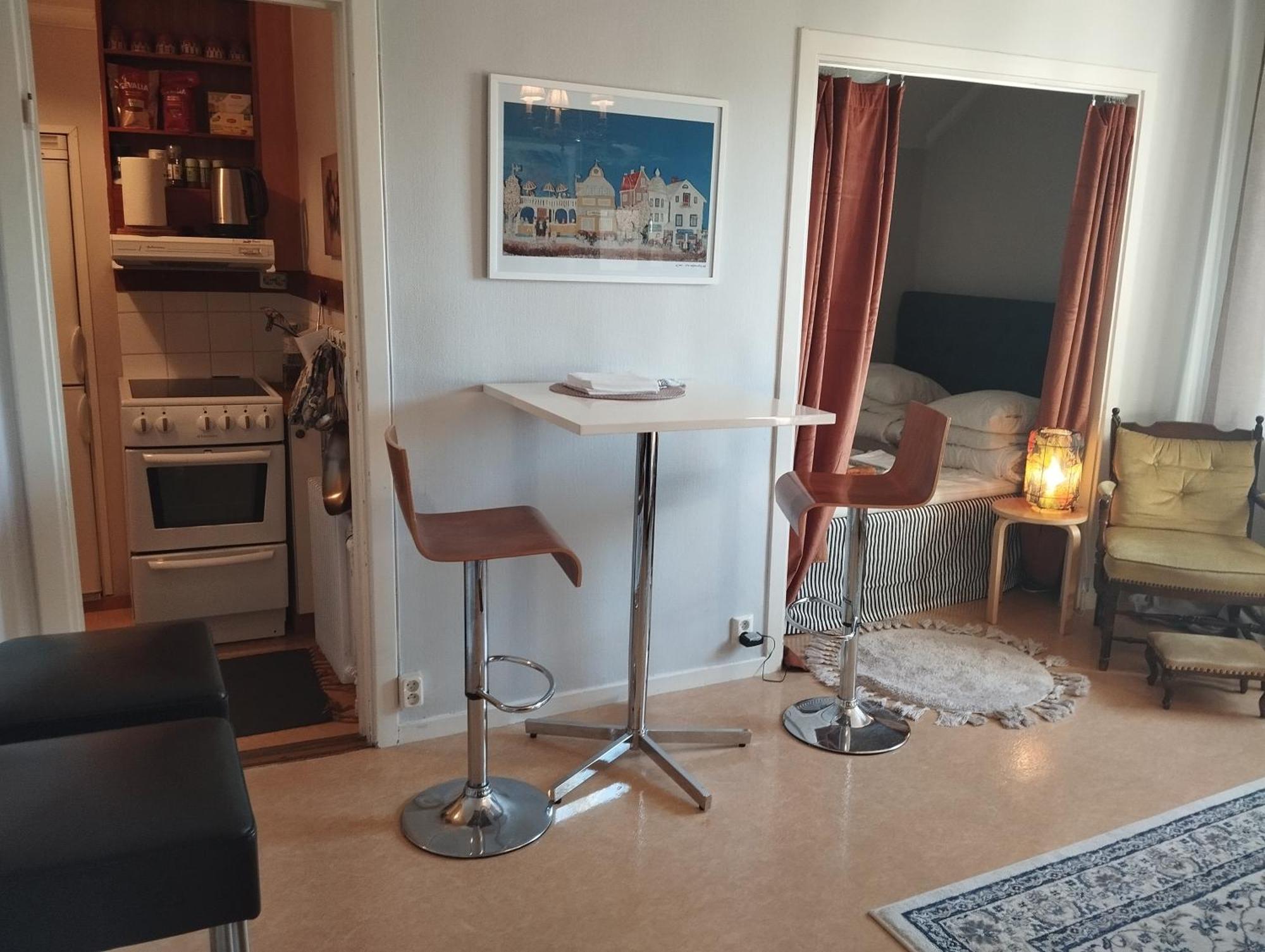 Central Hel Laegenhet. Naera Till Allt. 于默奧 外观 照片
